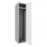 Locker metálico dual grande - 1 puerta blanco